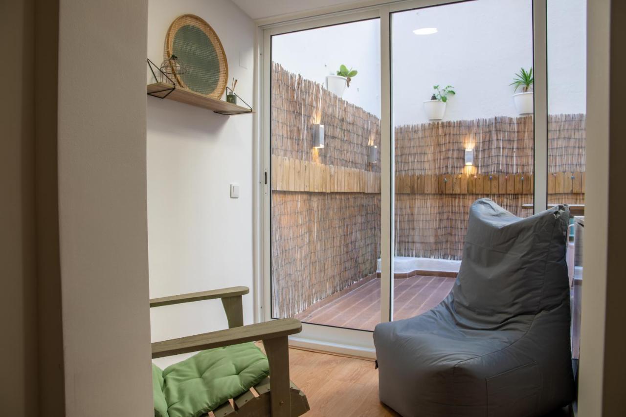 Charming 1 Bedroom Apartment W/ Terrace Near Belem Lisbon Luaran gambar